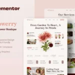 Flowerry – Florist & Flower Boutique Elementor Template Kit