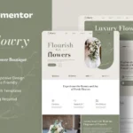 Flowry – Florist & Flower Boutique Elementor Template Kit