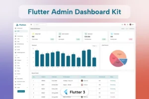 Mua Flutter 3 Admin & Dashboard Template giá rẻ