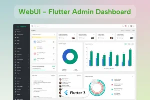 Mua Flutter Admin & Dashboard UI Kit giá rẻ