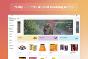 Mua Flutter Adopt Pet Admin & Dashboard Kit giá rẻ