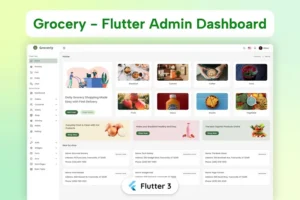 Mua Flutter Grocery Admin & Client Web - Grocerly giá rẻ