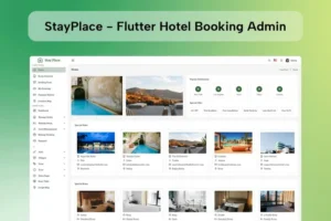 Mua Flutter Hotel Booking Admin & Dashboard Kit giá rẻ
