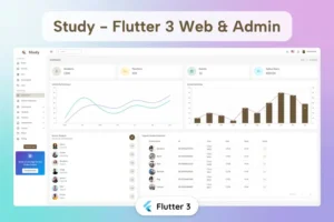 Mua Flutter Study Admin & Client Template giá rẻ