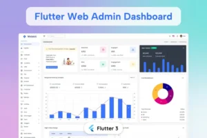 Mua Flutter Web Admin Template giá rẻ