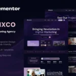 Fluxco – Digital Marketing Agency Elementor Template Kit