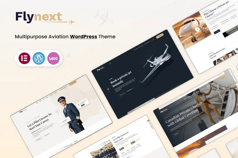 Mua Flynext - Multipurpose Aviation WordPress Theme giá rẻ