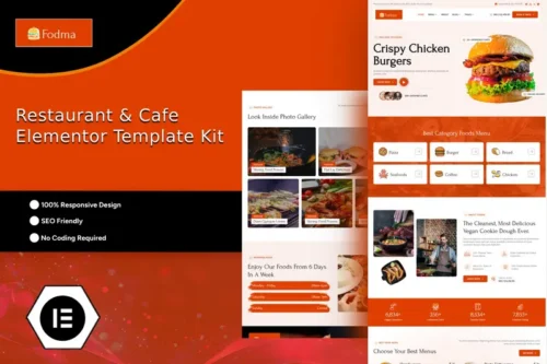 Mua Fodma - Restaurant & Cafe Elementor Template Kit giá rẻ