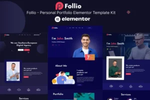 Mua Follio - Personal Portfolio Elementor Template Kit giá rẻ