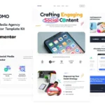 FOMO – Social Media Marketing Agency Elementor Template Kit