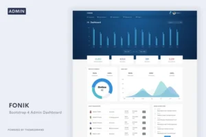 Mua Fonik - Admin & Dashboard Template giá rẻ