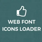 Font icons loader for wordpress