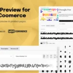 Font Preview Plugin for WooCommerce