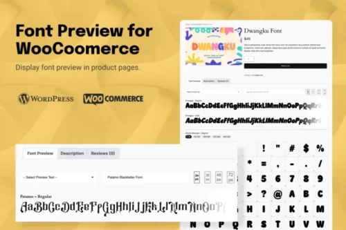 Mua Font Preview Plugin for WooCommerce giá rẻ