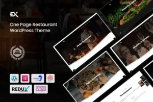 Mua Foodex - One Page Restaurant WordPress Theme giá rẻ