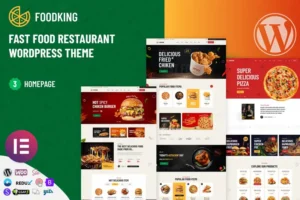 Mua Foodking - Fast Food Restaurant WordPress Theme giá rẻ