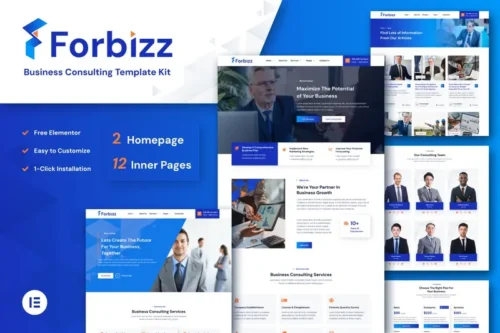 Mua Forbizz - Business Consulting Elementor Template Kit giá rẻ