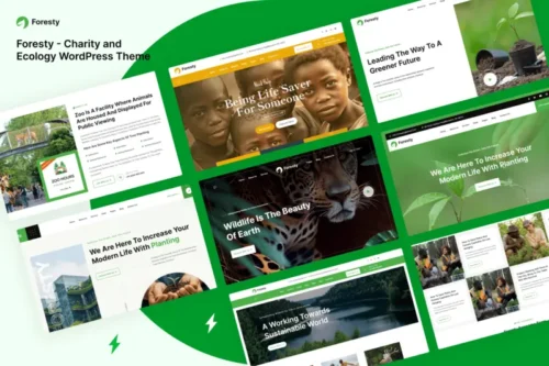 Mua Foresty - Charity and Ecology WordPress Theme giá rẻ