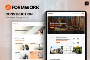Mua Formwork - Construction Elementor Template Kit giá rẻ