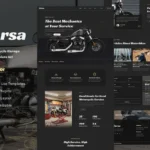 Forsa – Custom Motorcycle Garage Elementor Template Kit