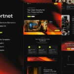 Fortnet – Cyber Security Services Elementor Template Kit