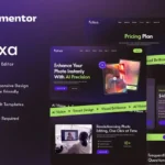 Fotixa – SaaS AI Photo App Website Elementor Template Kit