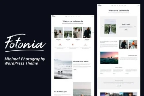 Mua Fotonia Minimal Photography WordPress Theme giá rẻ