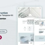 FourWall – Construction Elementor Template Kit