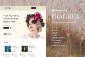 Mua Fragrea - Fragrance Store Elementor Tempate Kit giá rẻ