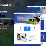 FreshMoo – Dairy Farm Elementor Pro Template Kit