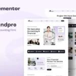 Fundpro – Modern Accounting Firm Elementor Template Kit