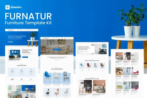Mua Furnatur - Furniture eCommerce Elementor Template Kit giá rẻ
