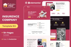 Mua Future Insur - Insurance Company Elementor Template Kit giá rẻ