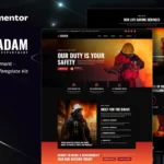 Gadam – Fire Department Elementor Template Kit