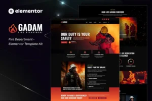 Mua Gadam - Fire Department Elementor Template Kit giá rẻ