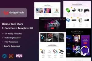Mua GadgetTech - Electronic Gadget WooCommerce Elementor Pro Template Kit giá rẻ