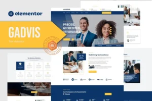 Mua Gadvis - Tax Advisor & Financial Consulting Elementor Template Kit giá rẻ