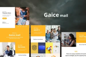 Mua Gaice Mail - Responsive E-mail Template giá rẻ