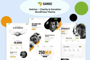 Mua Gainioz - Charity & Donation WordPress Theme giá rẻ