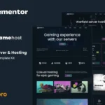Gamehost – Game Server & Hosting Elementor Template Kit