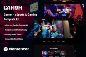 Mua Gamon - eSports & Gaming Elementor Template Kit giá rẻ