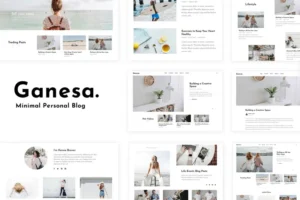 Mua Ganesa - Minimal WordPress Personal Blog Theme giá rẻ