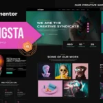 Gangsta – Creative Agency & Portfolio Elementor Template Kit