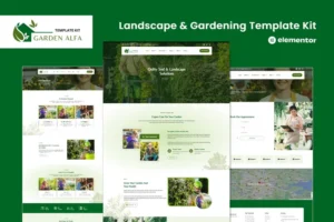 Mua Garden Alfa - Landscape & Gardening Elementor Template Kit giá rẻ