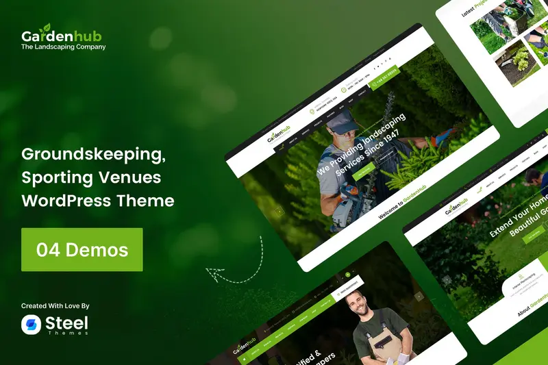 Mua Garden HUB - Lawn & Landscaping WordPress Theme giá rẻ