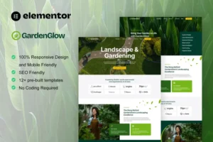 Mua GardenGlow - Gardening & Landscape Elementor Pro Template Kit giá rẻ