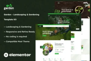 Mua Gardon - Landscaping & Gardening Elementor Template Kit giá rẻ
