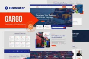 Mua Gargo - Logistics & Transportation Elementor Template Kit giá rẻ