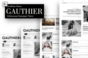 Mua Gauthier – Multipurpose Newspaper WordPress Theme giá rẻ
