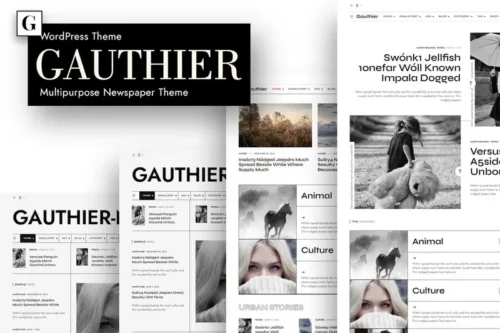 Mua Gauthier – Multipurpose Newspaper WordPress Theme giá rẻ